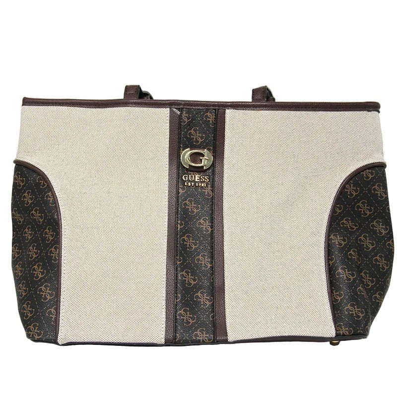 Guess Kerima Tote Natural/Milk Logo, Natural / Milk Logo Bag GB358