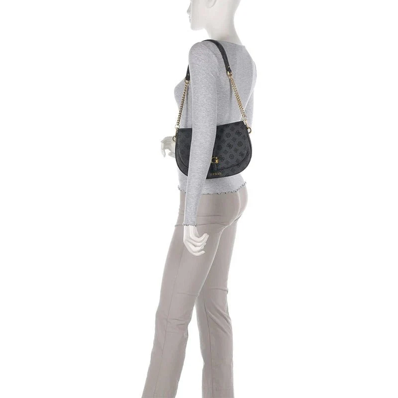 Guess Kuba Tri Compartment Flap bag-WHITE- - Image 13
