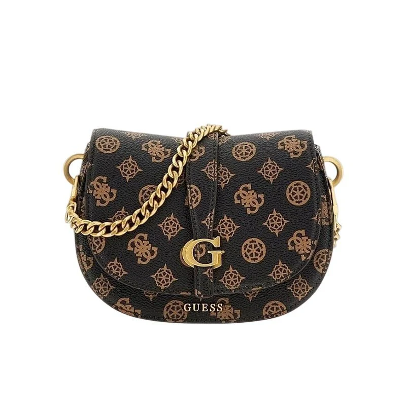 Guess Kuba Tri Compartment Flap bag-WHITE- - Image 18