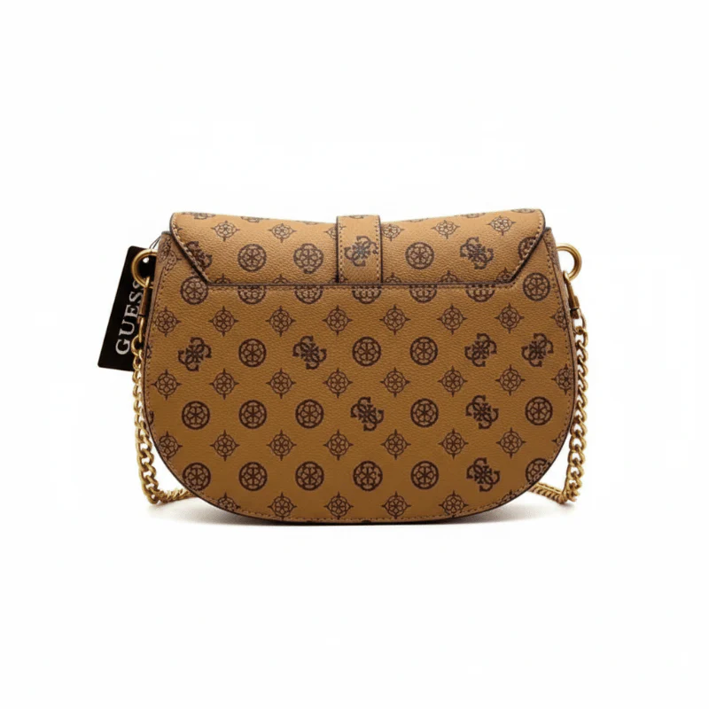 Guess Kuba Tri Compartment Flap bag-WHITE- - Image 9
