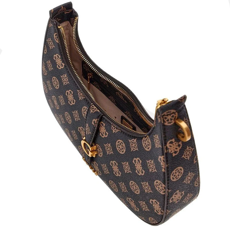 GUESS Kuba 4G Peony Logo Hobo Shoulder Bag - Image 11