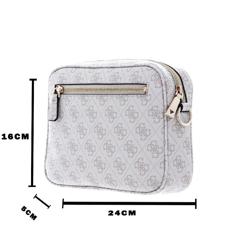 GUESS Meridian Camera Bag Dove Logo - Image 44
