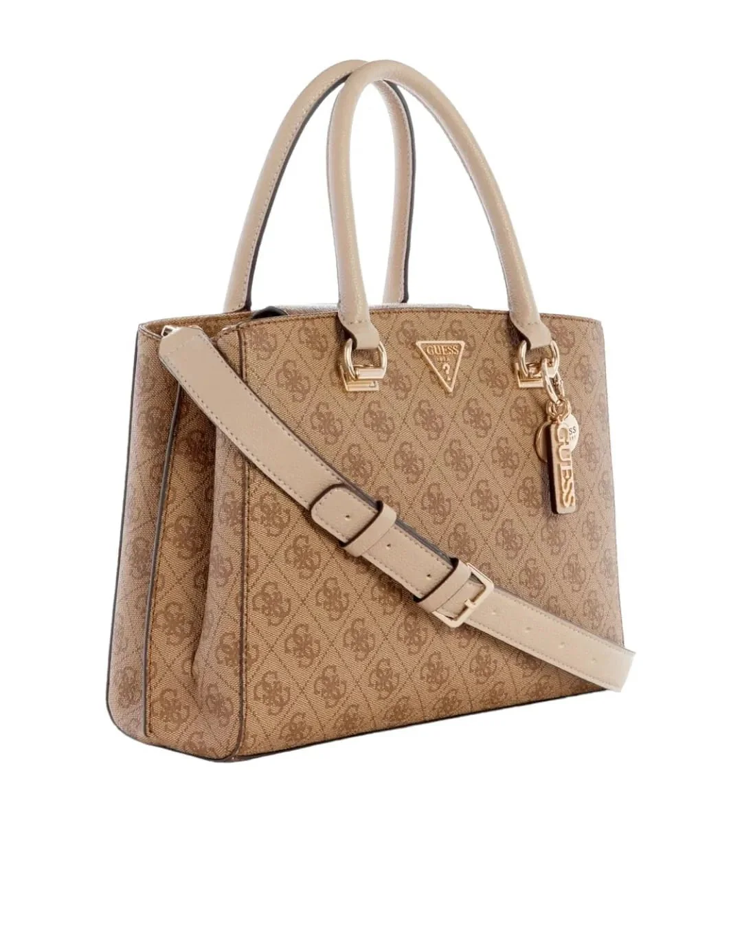 GUESS Noelle Basique Signature Logo Girlfriend Satchel Bag GB454 - Image 3