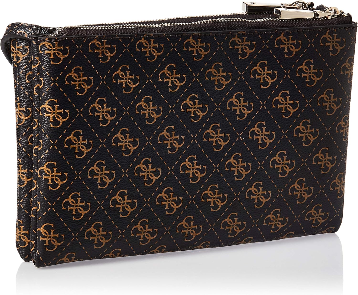 Guess Naya Grain Double PVC Crossbody with Front Zip Pocket WAMAN GB388 - Image 6