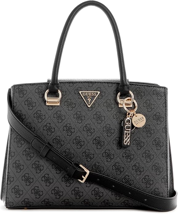 GUESS Noelle Basique Signature Logo Girlfriend Satchel Bag GB505