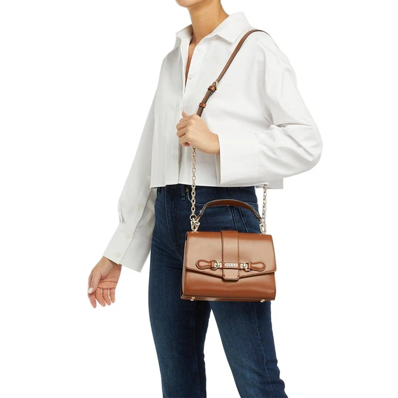 GUESS Nolana Top Handle Flap Bag- - Image 19