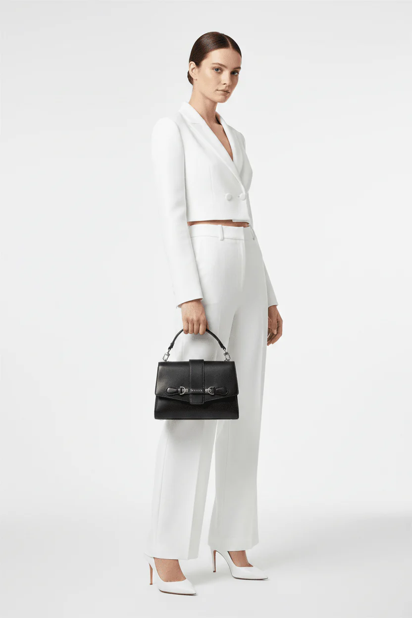 GUESS Nolana Top Handle Flap Bag- - Image 2