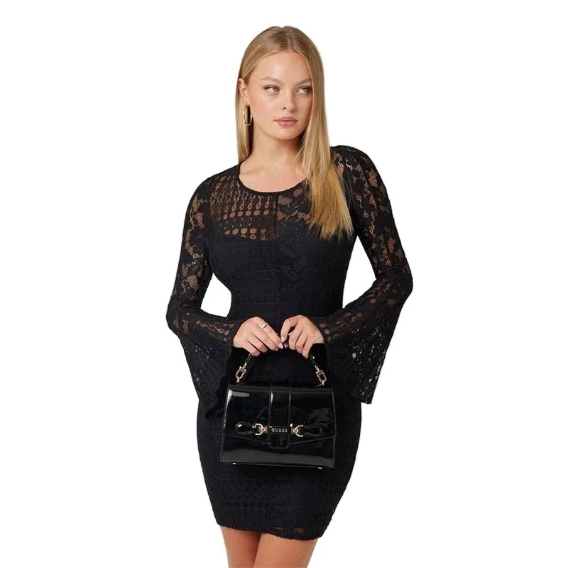 GUESS Nolana Top Handle Flap Bag- - Image 23