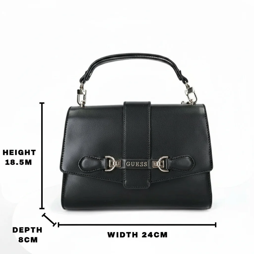 GUESS Nolana Top Handle Flap Bag- - Image 3