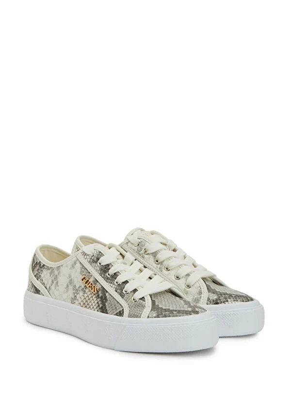 GUESS Nude Patterned Sneakers Women GUW547 - Image 4