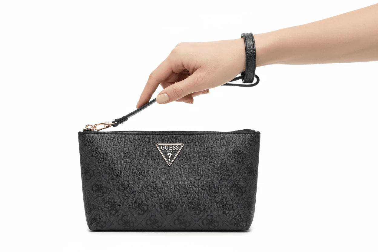 GUESS Handbag 'Laurel' in Black GB470 - Image 2
