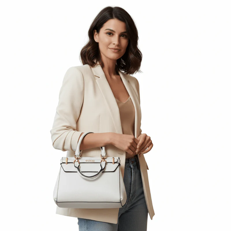 GUESS Sestri Logo Mini Satchel- - Image 14