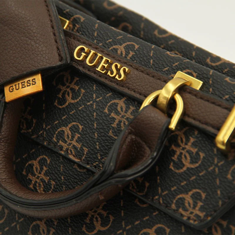 GUESS Sestri Logo Mini Satchel- - Image 4