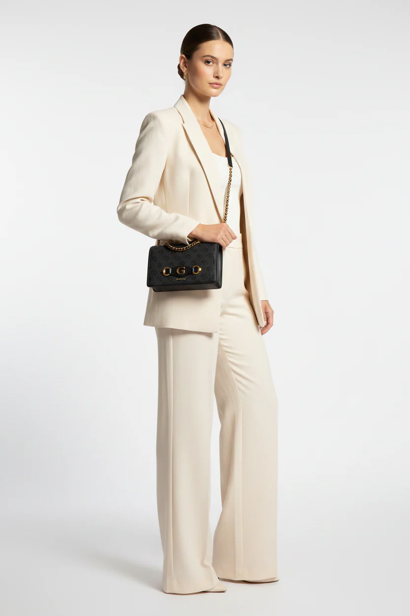 GUESS Women Izzy Convertible X Body Flap Bag - Image 2