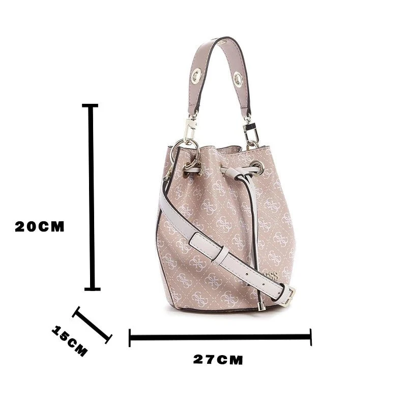 GUESS WASHINGTON DRAWSTRING BUCKET BAG - Image 15