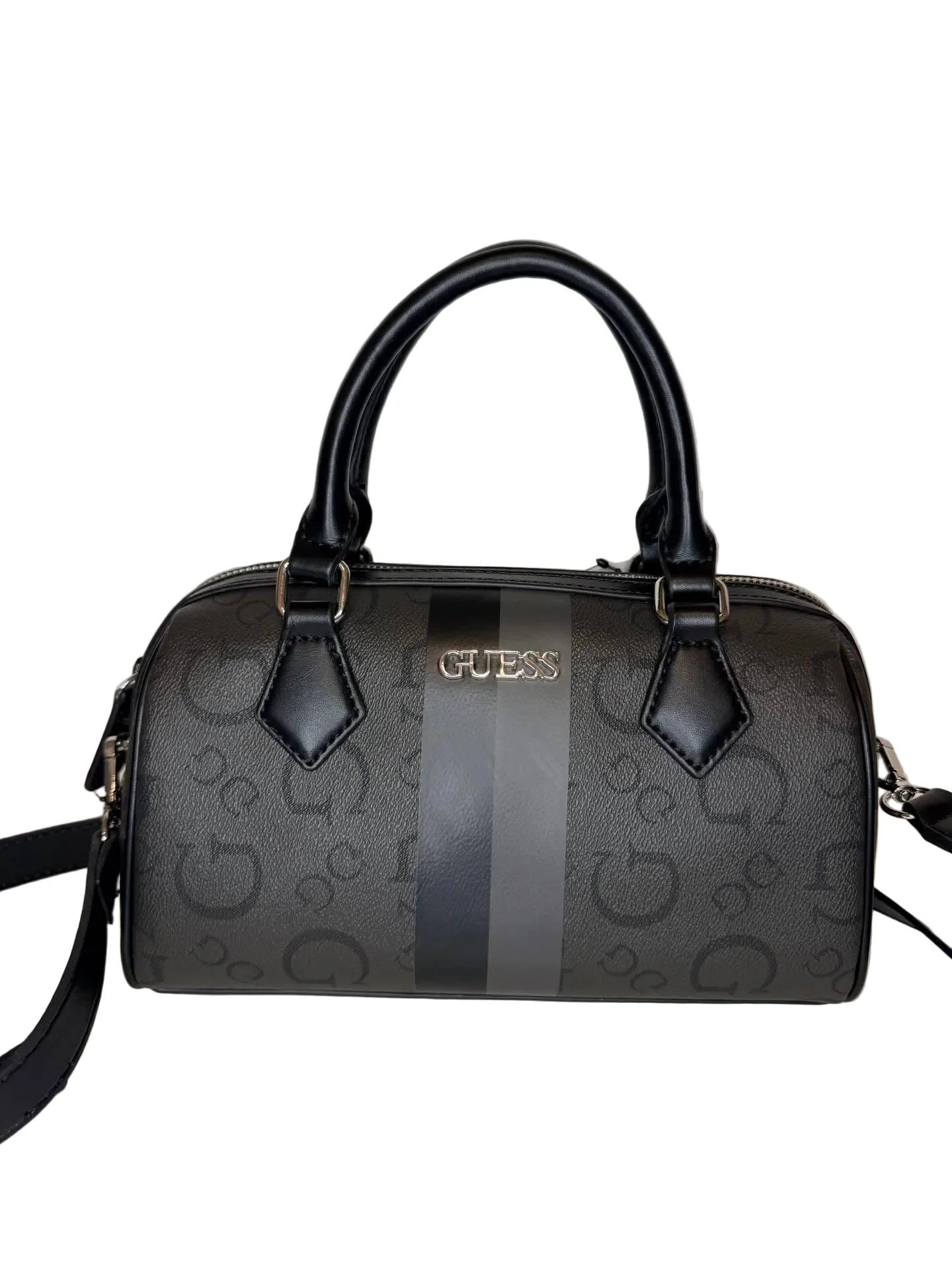 GUESS WESTER Box Satchel Mini Boston Bag - Image 6