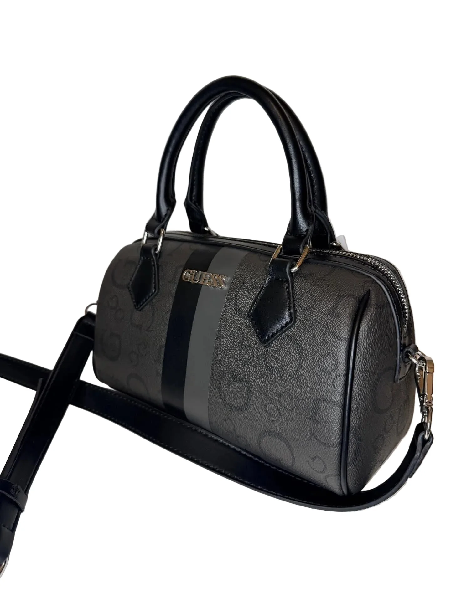 GUESS WESTER Box Satchel Mini Boston Bag - Image 8