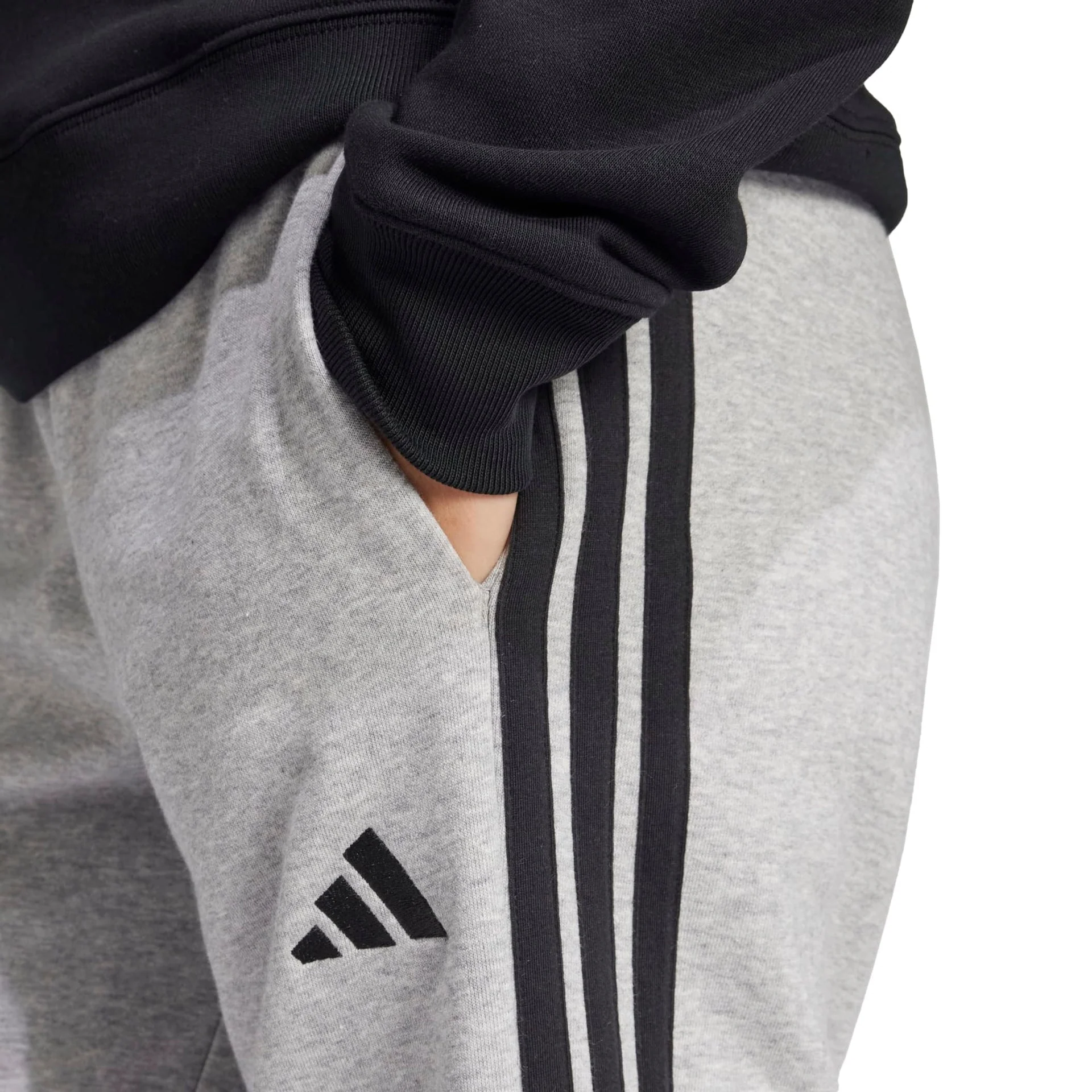 Essentials 3-Stripes French Terry Cuffed Joggers - Image 6