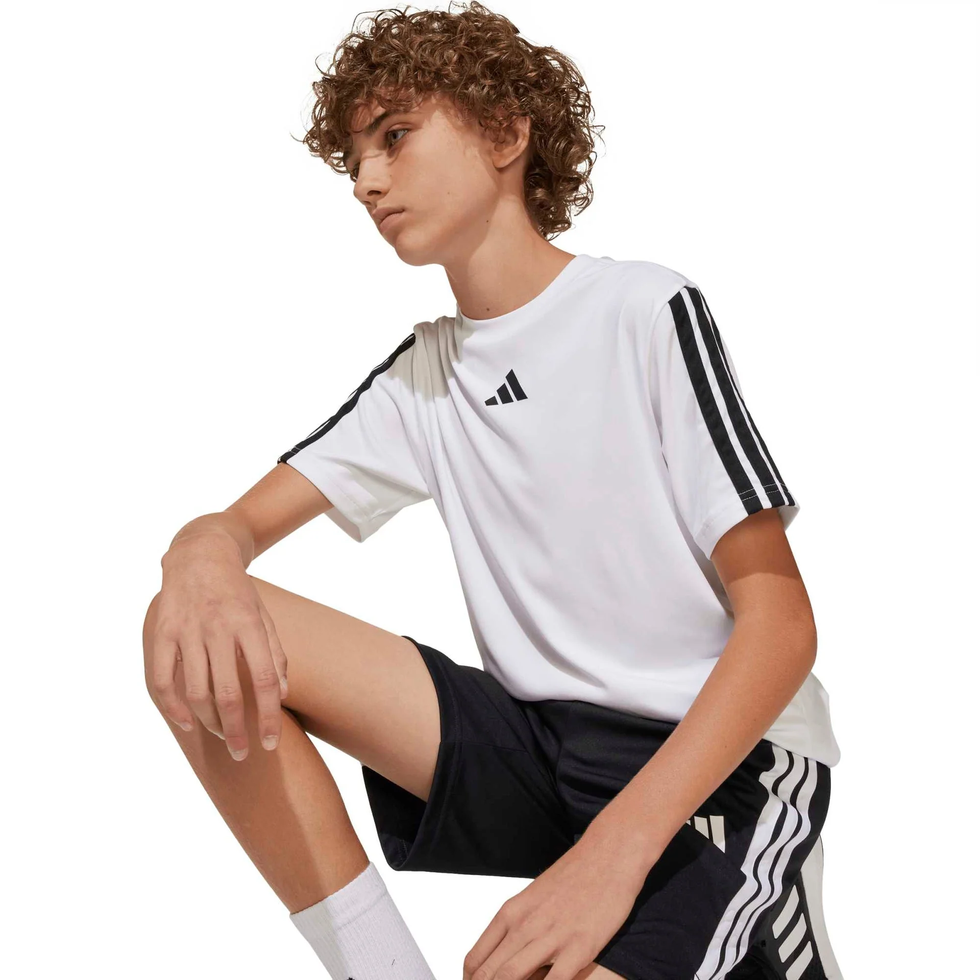 Train Essentials 3-Stripes T-Shirt Kids - Image 5