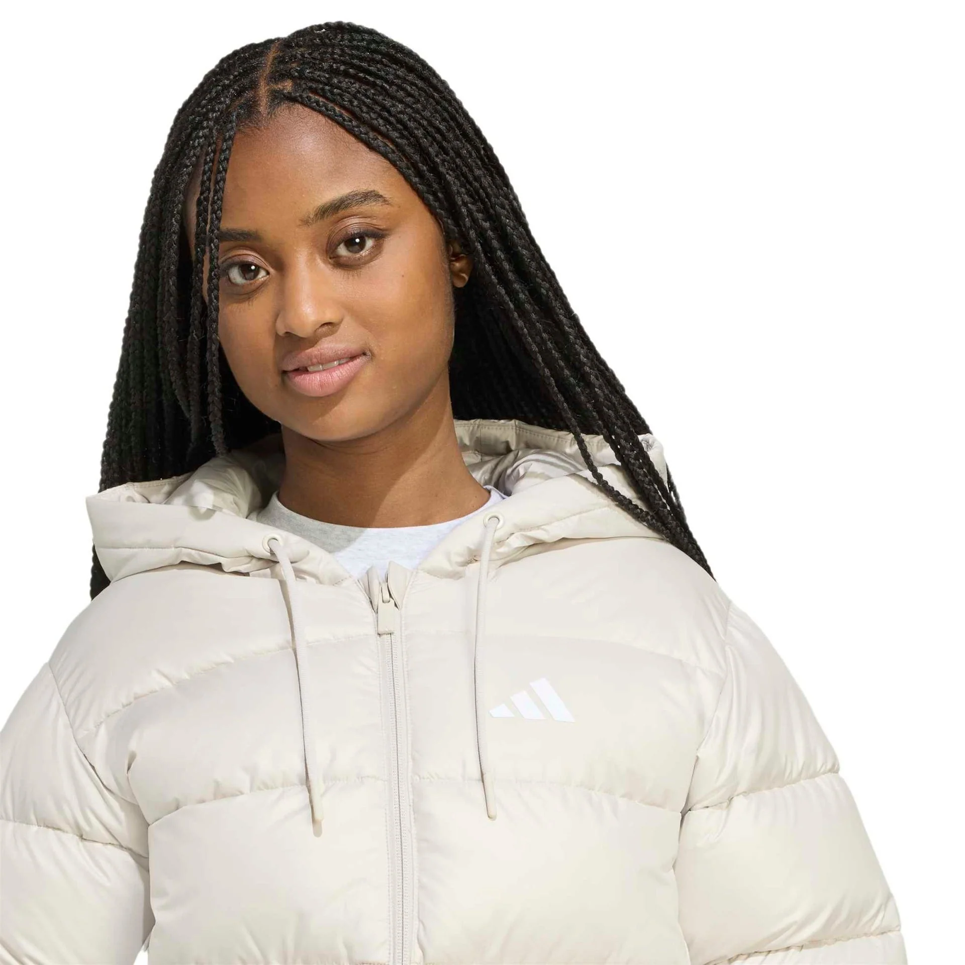 Essentials CLIMAWARM Synthetic Down Puffer Hooded Jackets - Image 6