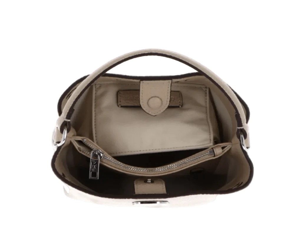 KARL LEGERFELD Ikon Pebble Bucket Bag  KB48 - Image 5