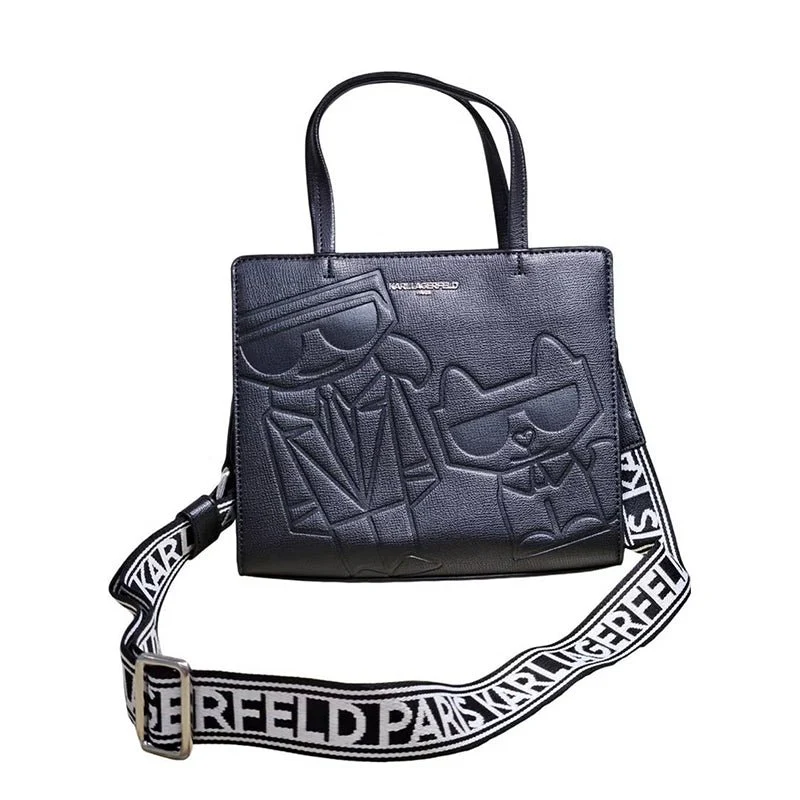 KARL LEGERFELD Maybelle Leather Satchel KB36