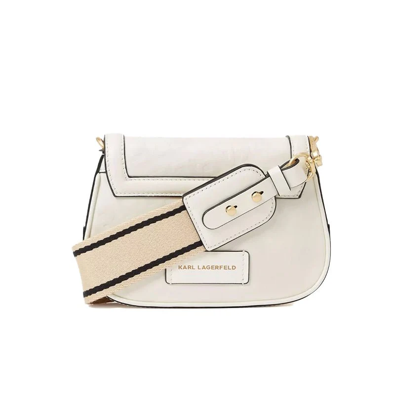 KARL LEGERFELD K/Letters Embossed Crossbody Bag in Leather KB37 - Image 3