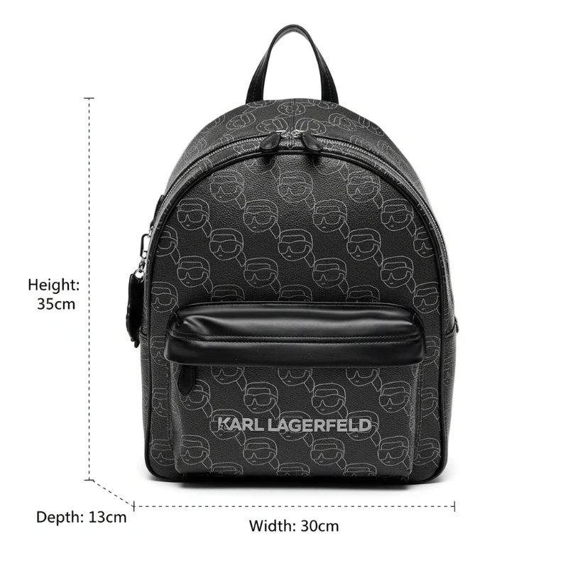 KARL LEGERFELD IKON MONOGRAM BACKPACK-Large- KB41 - Image 3