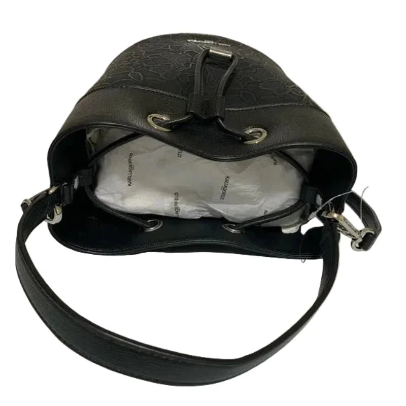 KARL LEGERFELD Embossed Maybelle Adele Bucket BAG KB46 - Image 6