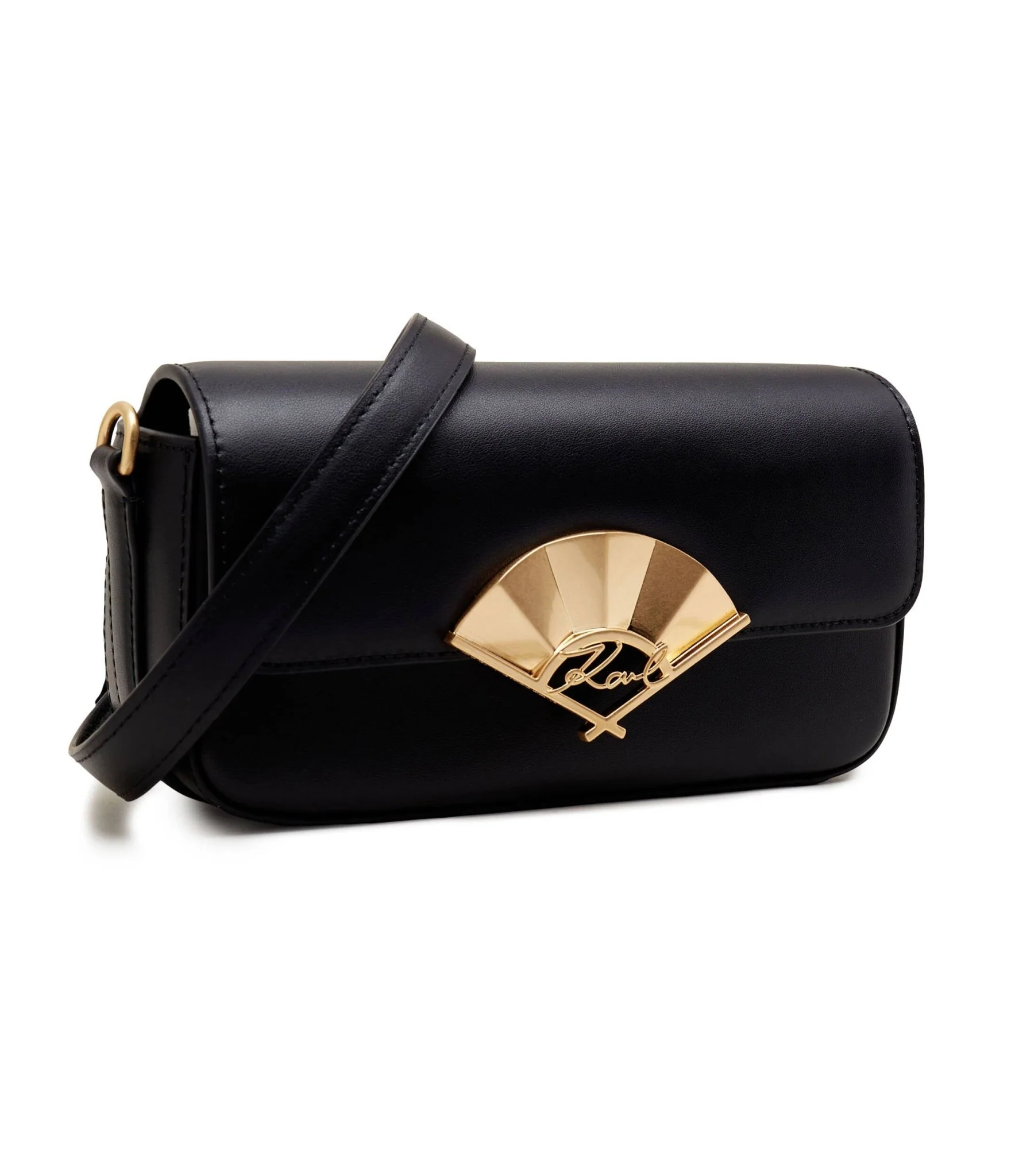 KARL LEGERFELD Leather crossbody bag signature fan sm crossbody KB50 - Image 3