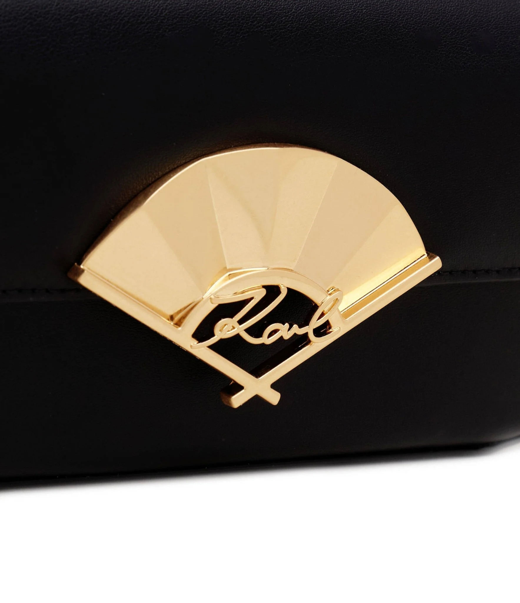 KARL LEGERFELD Leather crossbody bag signature fan sm crossbody KB50 - Image 6