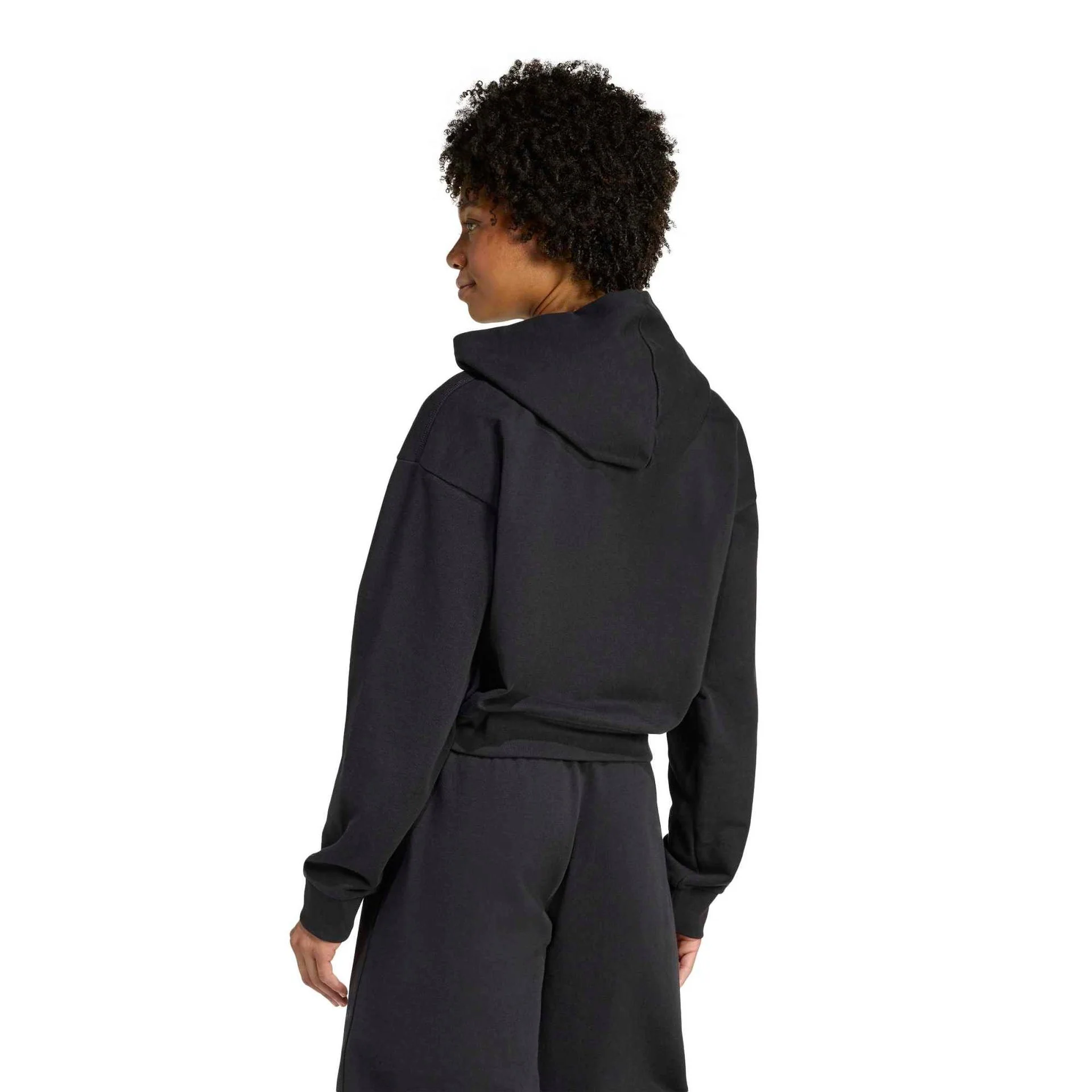 ESSENTIALS FRENCH TERRY CROPPED ZIP HOODIE - Image 3