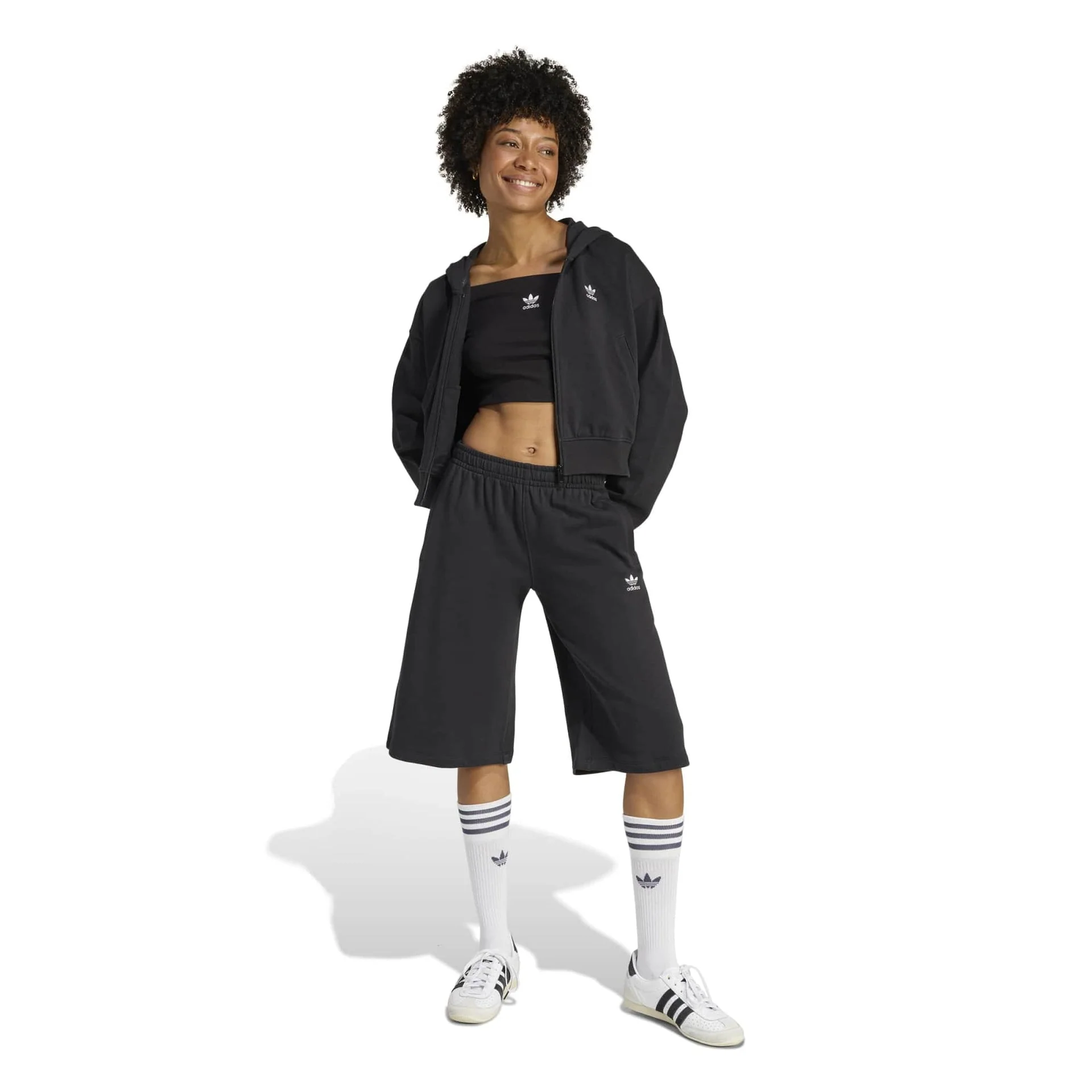 ESSENTIALS FRENCH TERRY CROPPED ZIP HOODIE - Image 4