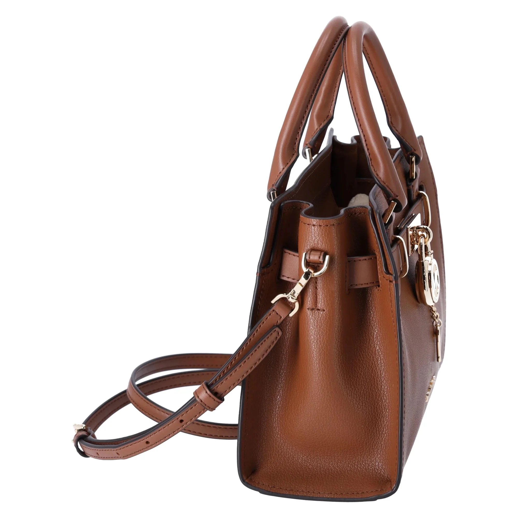 MICHAEL KORS 35T1Ghms1L Small Hamilton Satchel Bag In Luggage MK74 - Image 6