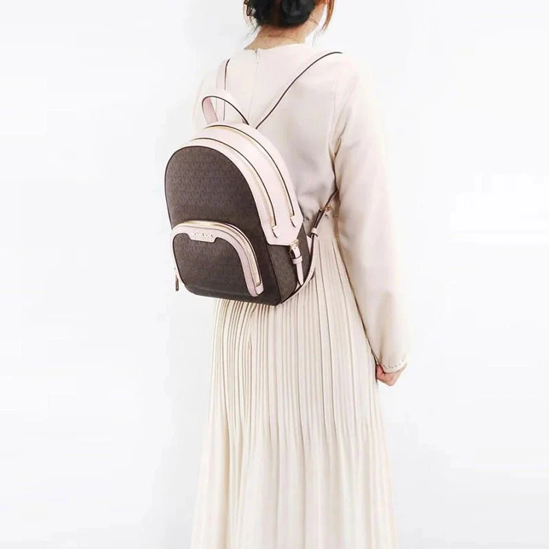 MICHAEL KORS Jaycee Medium Logo Backpack - BROWN- MK13 - Image 2