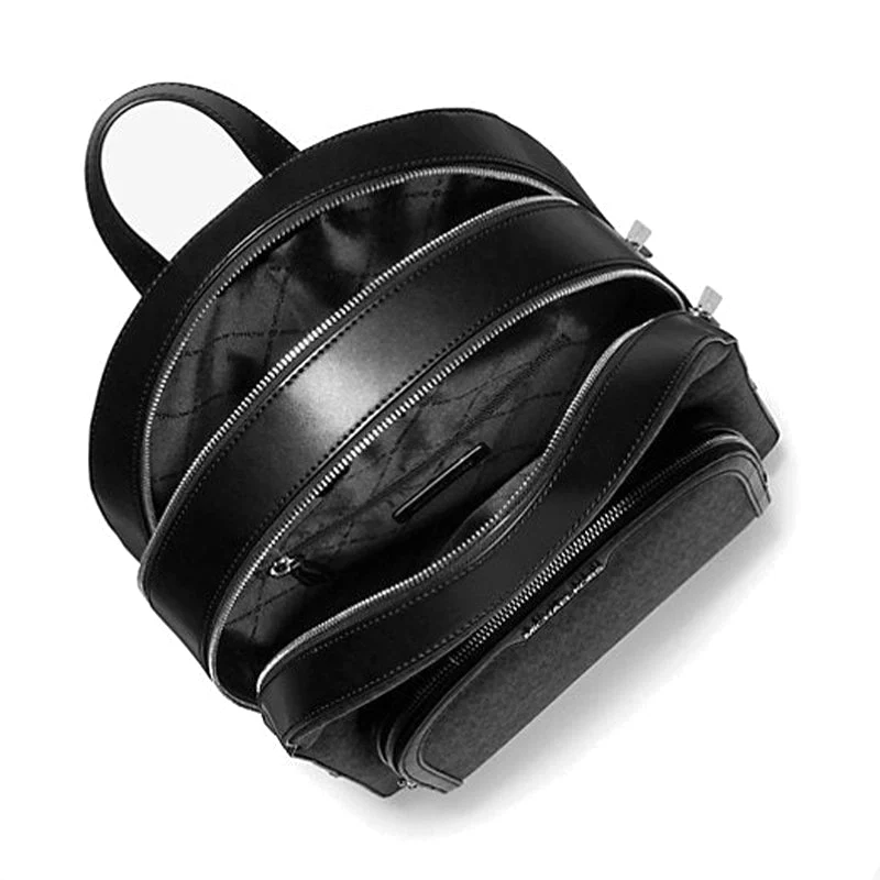 MICHAEL KORS Jaycee Medium Logo Backpack - BLACK- MK16 - Image 4