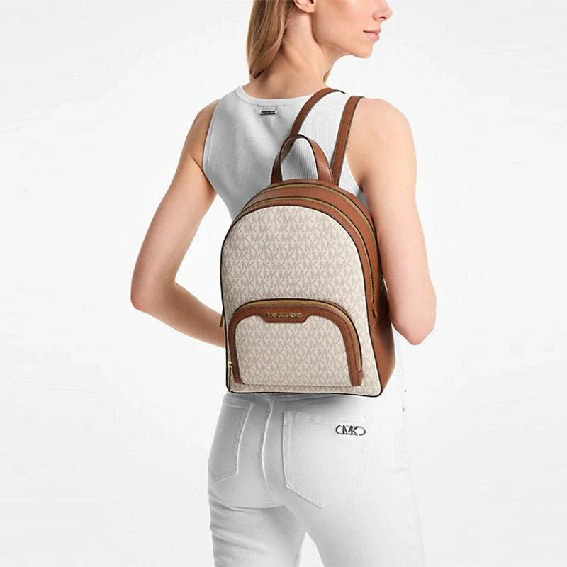 MICHAEL KORS Jaycee Medium Logo Backpack - WHITE- MK17 - Image 2