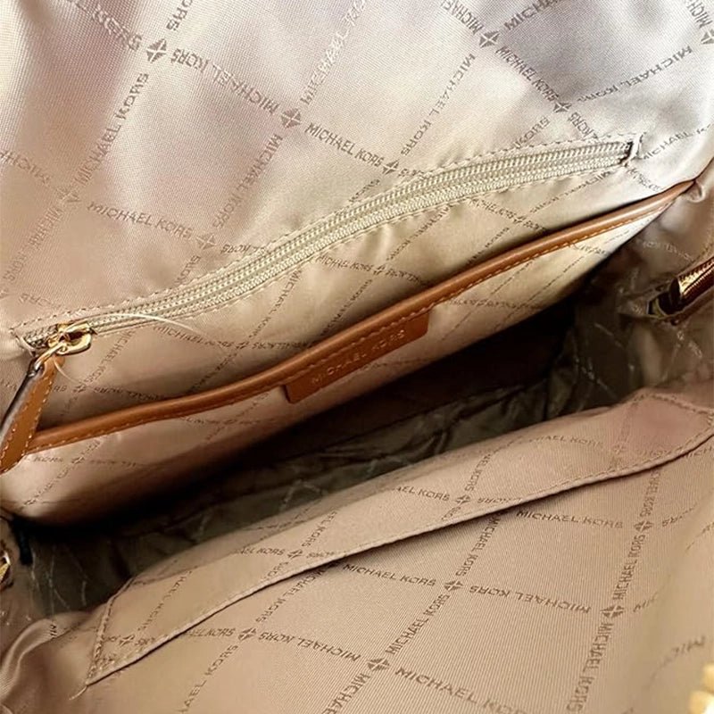 MICHAEL KORS Jaycee Medium Logo Backpack - BROWN- MK14 - Image 4