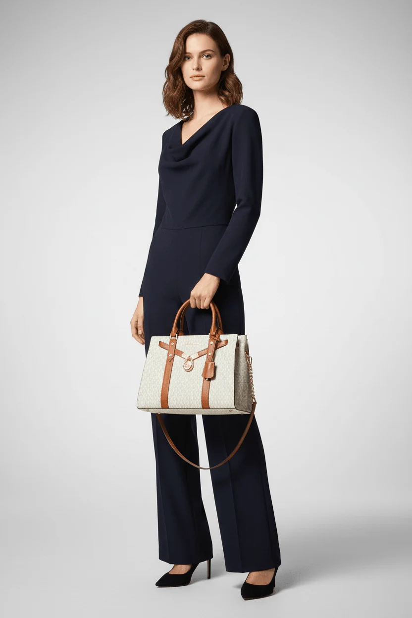 MICHAEL KORS Nouveau Hamilton Large Satchel MK65 - Image 2