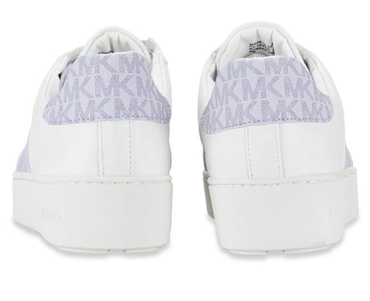 MICHAEL KORS Poppy Logo Stripe Lace Up Sneakers MKW10 - Image 2