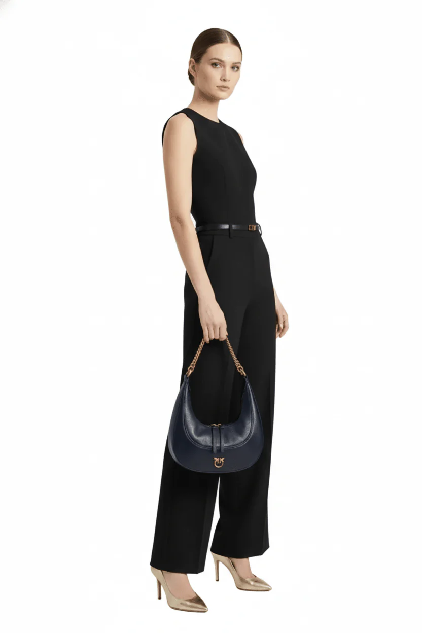PINKO BRIOCHE HOBO MINI VITELLO MORBIDO BAG PB41 - Image 2