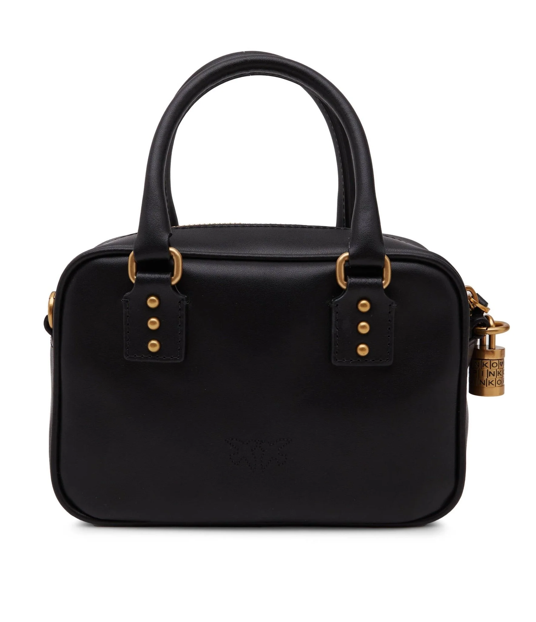 PINKO Bowling Bag Mini Silk Veal shoulder bag BOWLING PB48 - Image 3