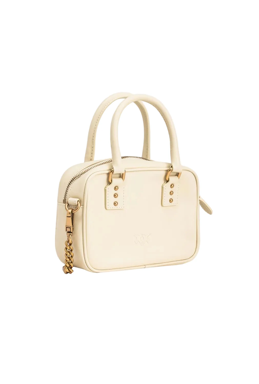 PINKO Bowling Bag Mini Silk Veal shoulder bag BOWLING PB49 - Image 3
