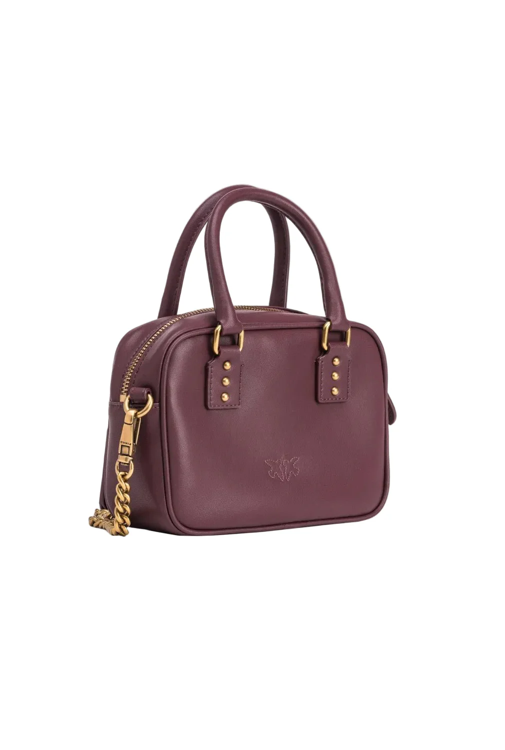 PINKO Bowling Bag Mini Silk Veal shoulder bag BOWLING PB50 - Image 3