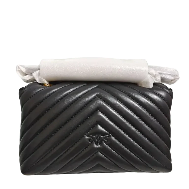 PINKO Love Bag leather handbag Never worn, with tag Black, Leather PB35 - Image 5