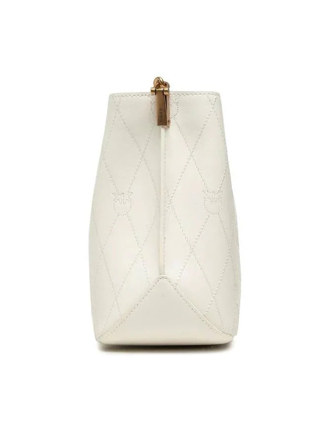 PINKO LOVE BUCKET WAVE LOGO – WHITE PB76 - Image 6