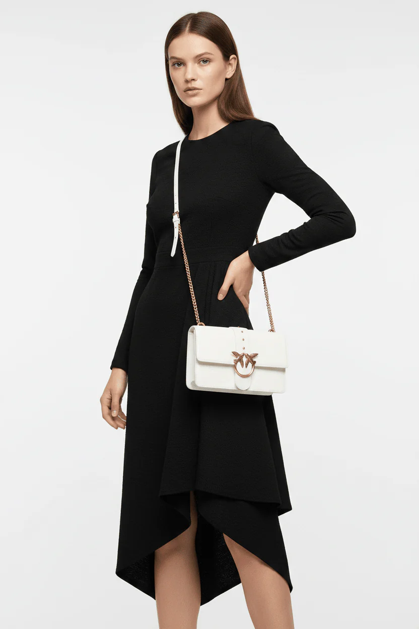 PINKO Mini Love One leather crossbody bag PB13 - Image 2