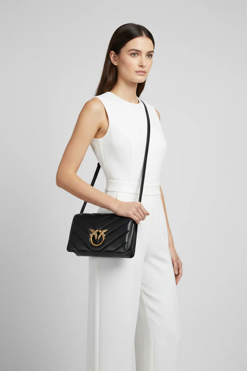 PINKO Napa Love Click Small Crossbody Bag PB81 - Image 2