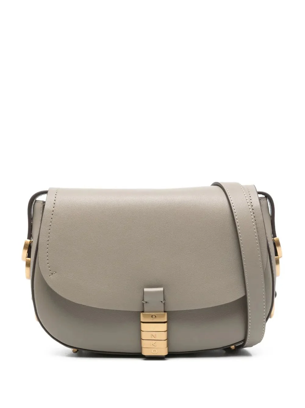 PINKO SADDLE MINI Shoulder bag with brand logo clasp PB77
