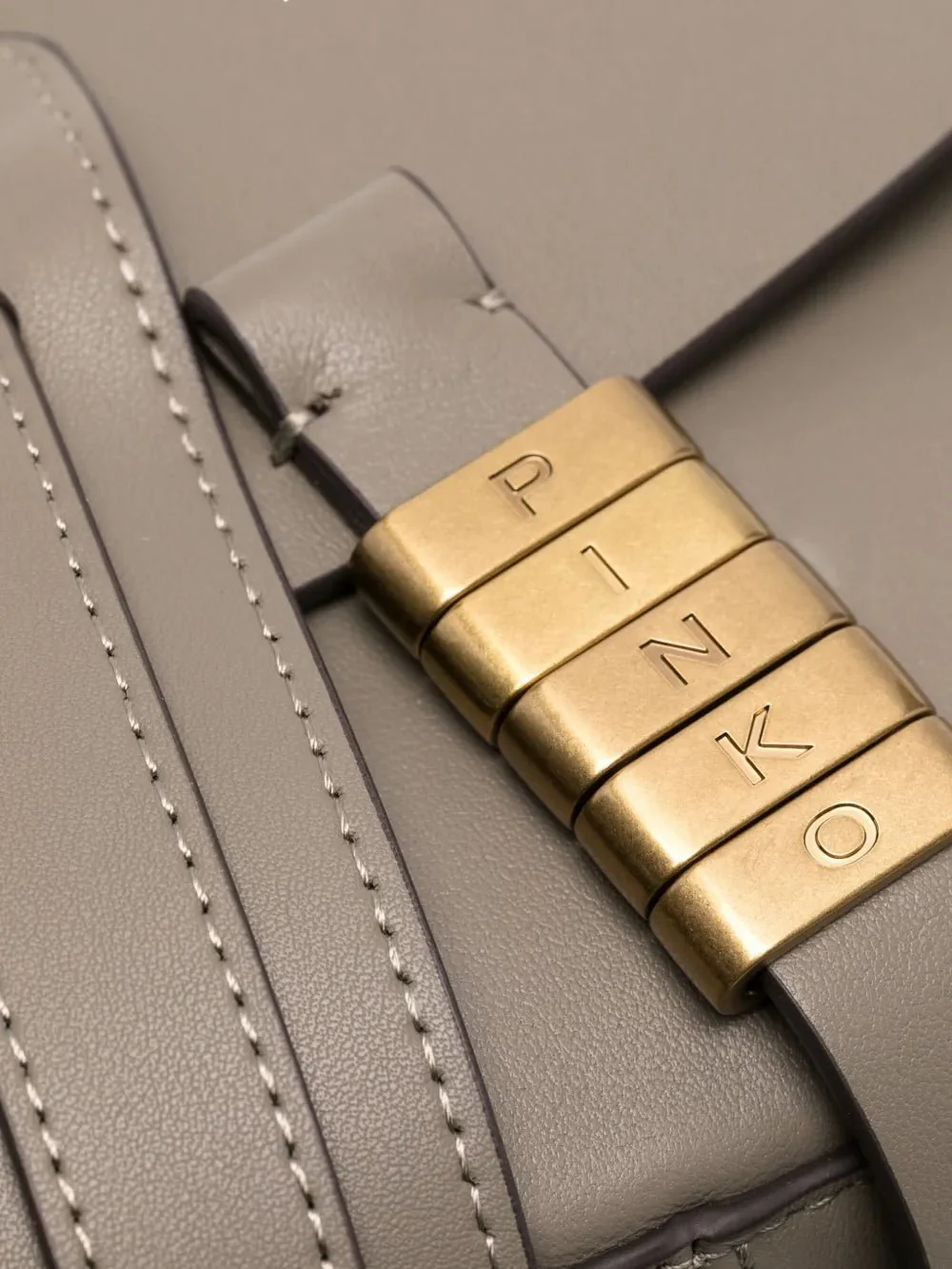 PINKO SADDLE MINI Shoulder bag with brand logo clasp PB77 - Image 5